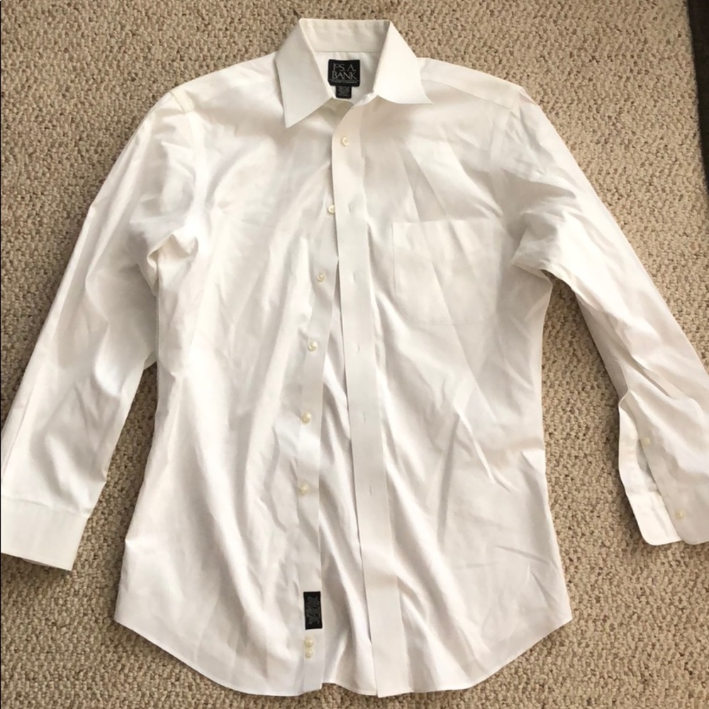 Josh. A Bank White Dress Shirt